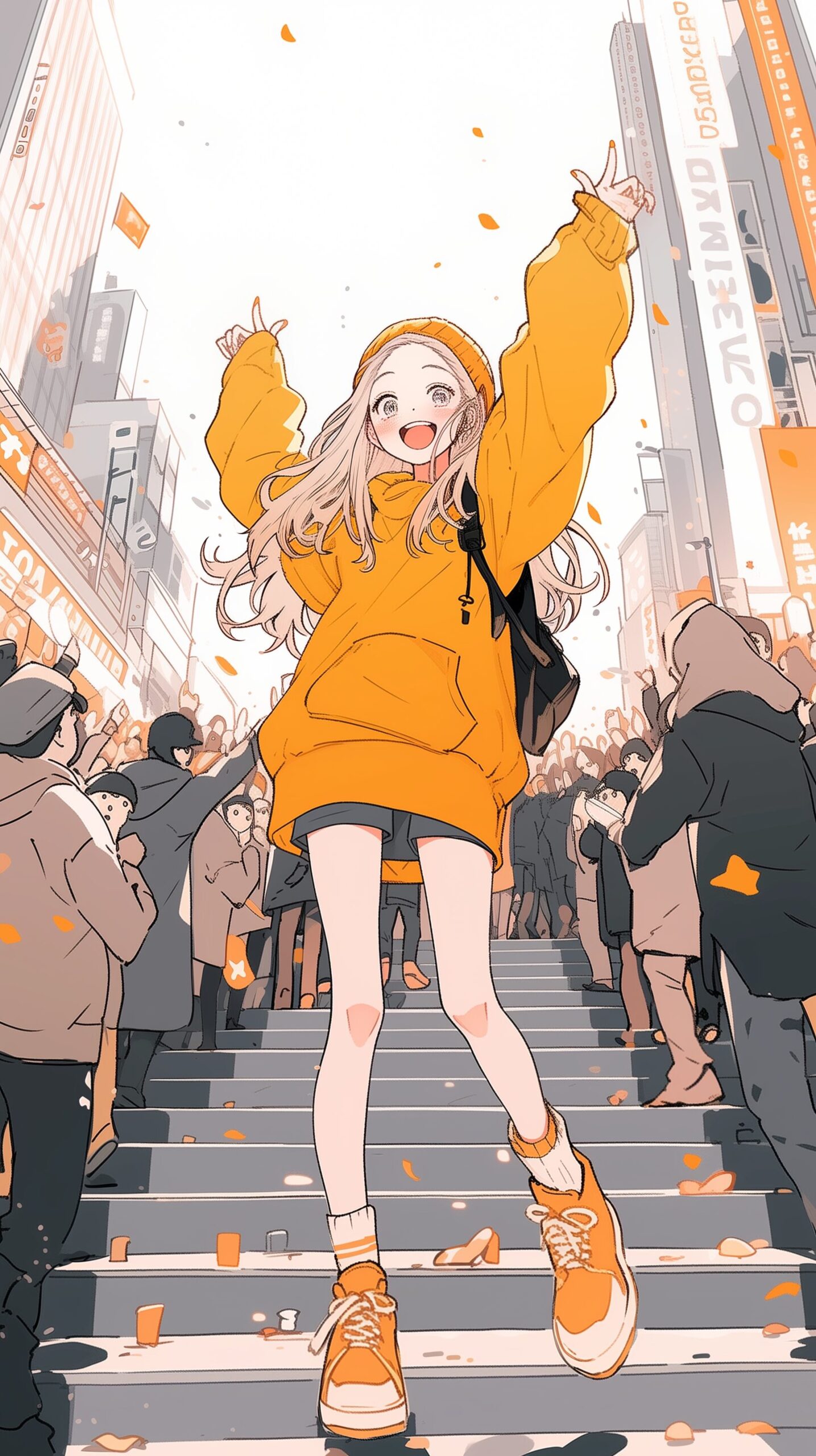 【壁紙】パーカー女子0
