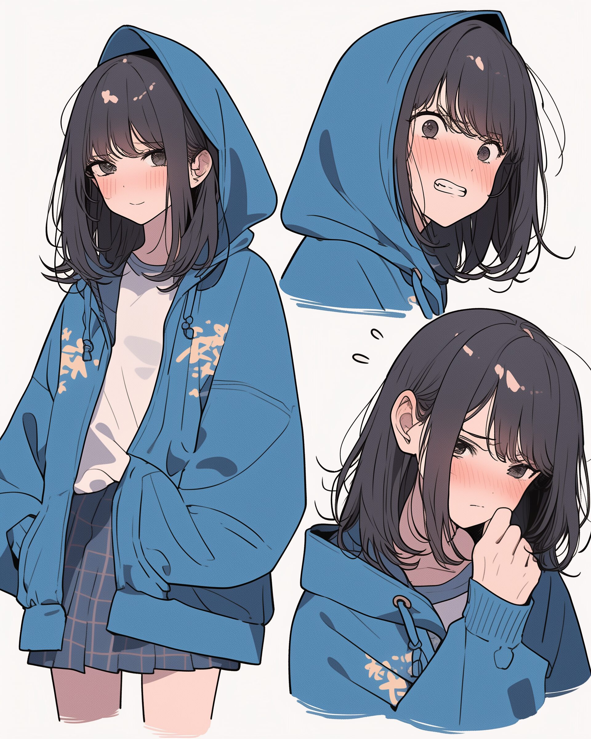 BLUEパーカー女子の喜怒哀楽０
