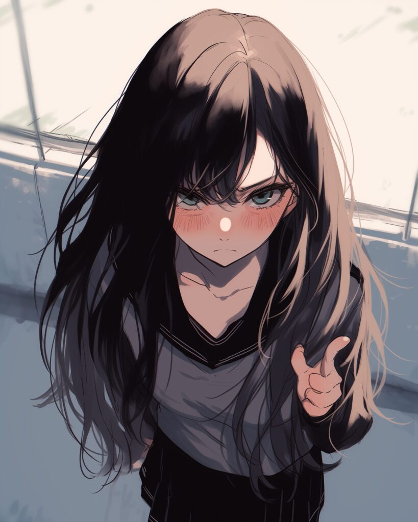 シンプルパーカー女子０