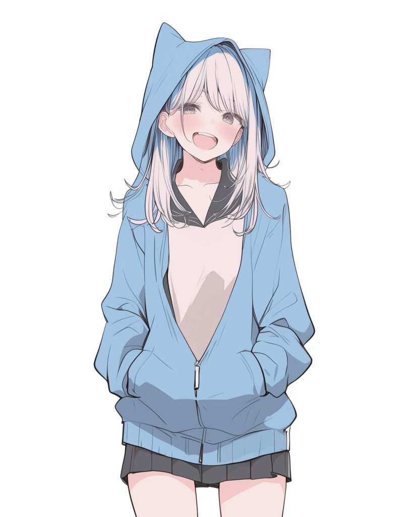 BLUEパーカー女子の喜怒哀楽１