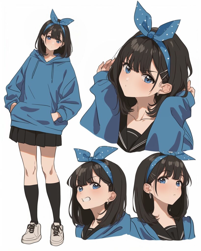 ヘアバンド女子０