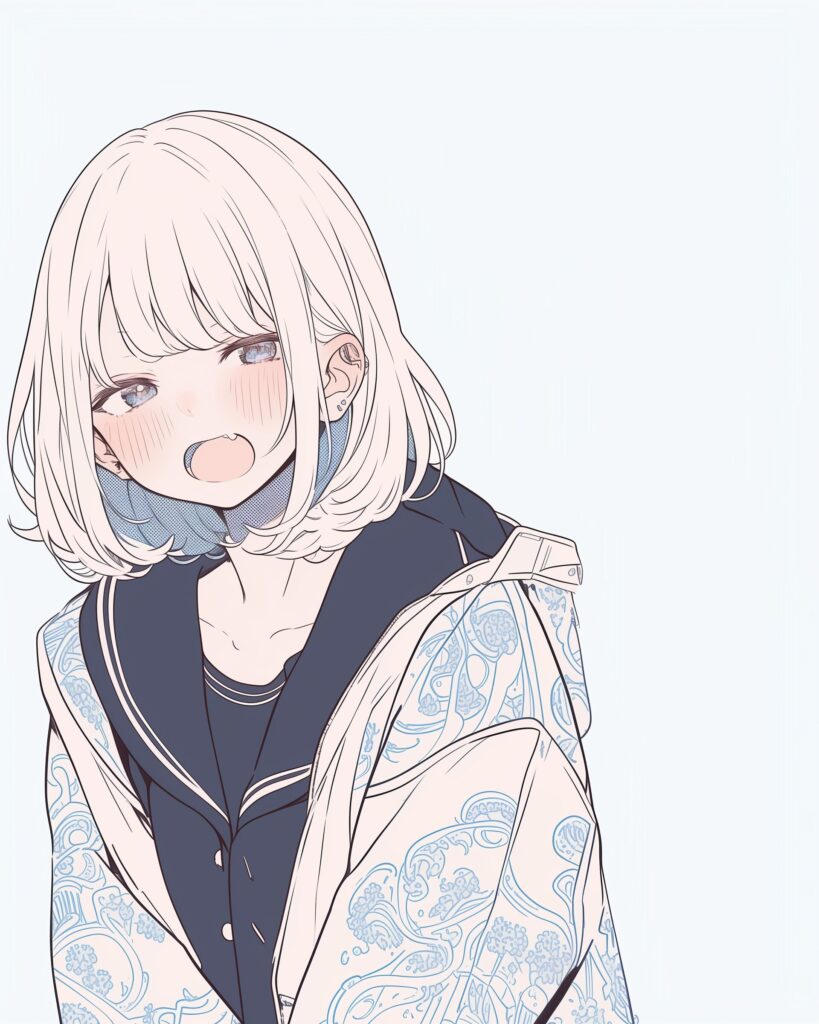 BLUEパーカー女子の喜怒哀楽０