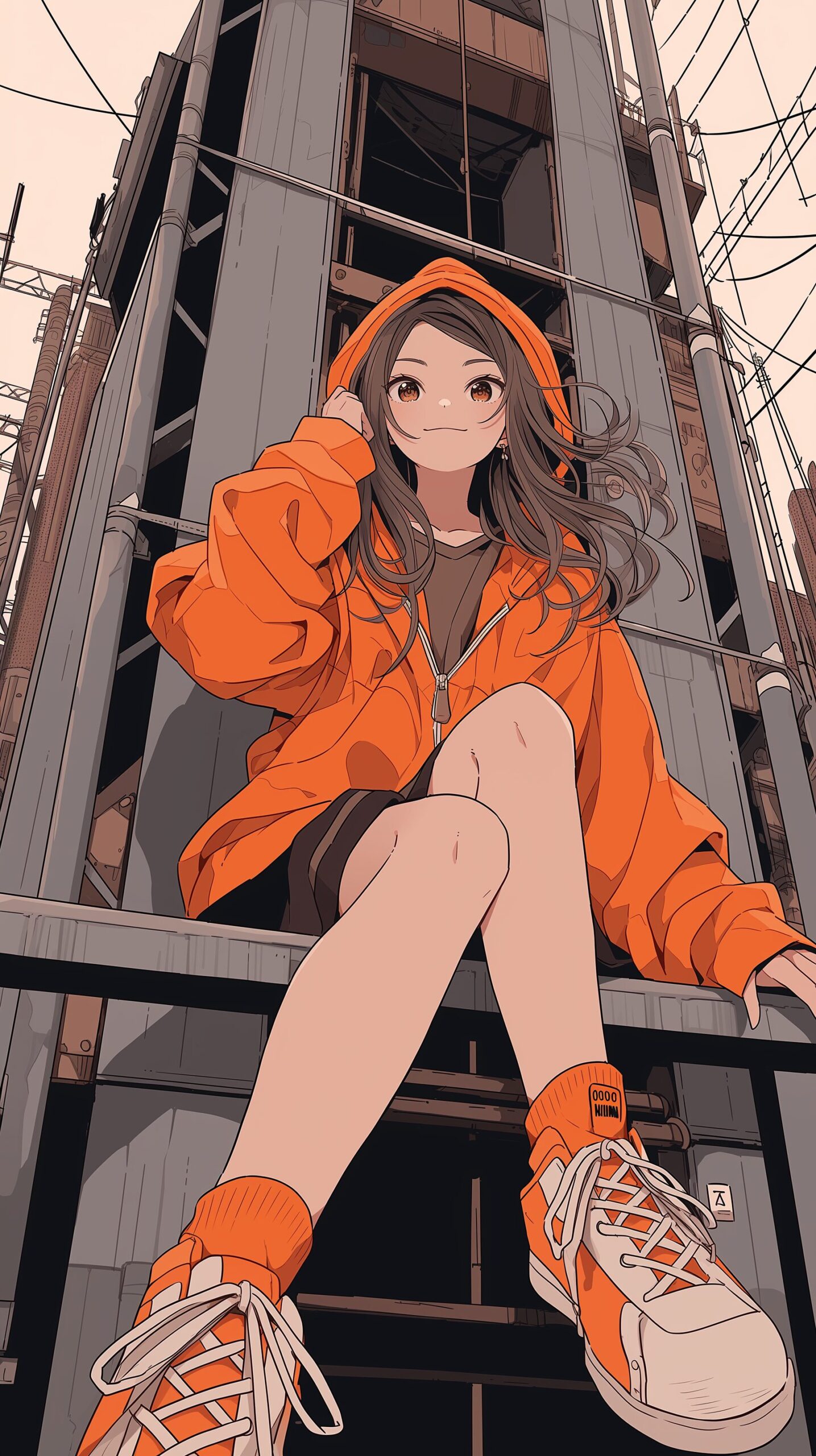【壁紙】パーカー女子0