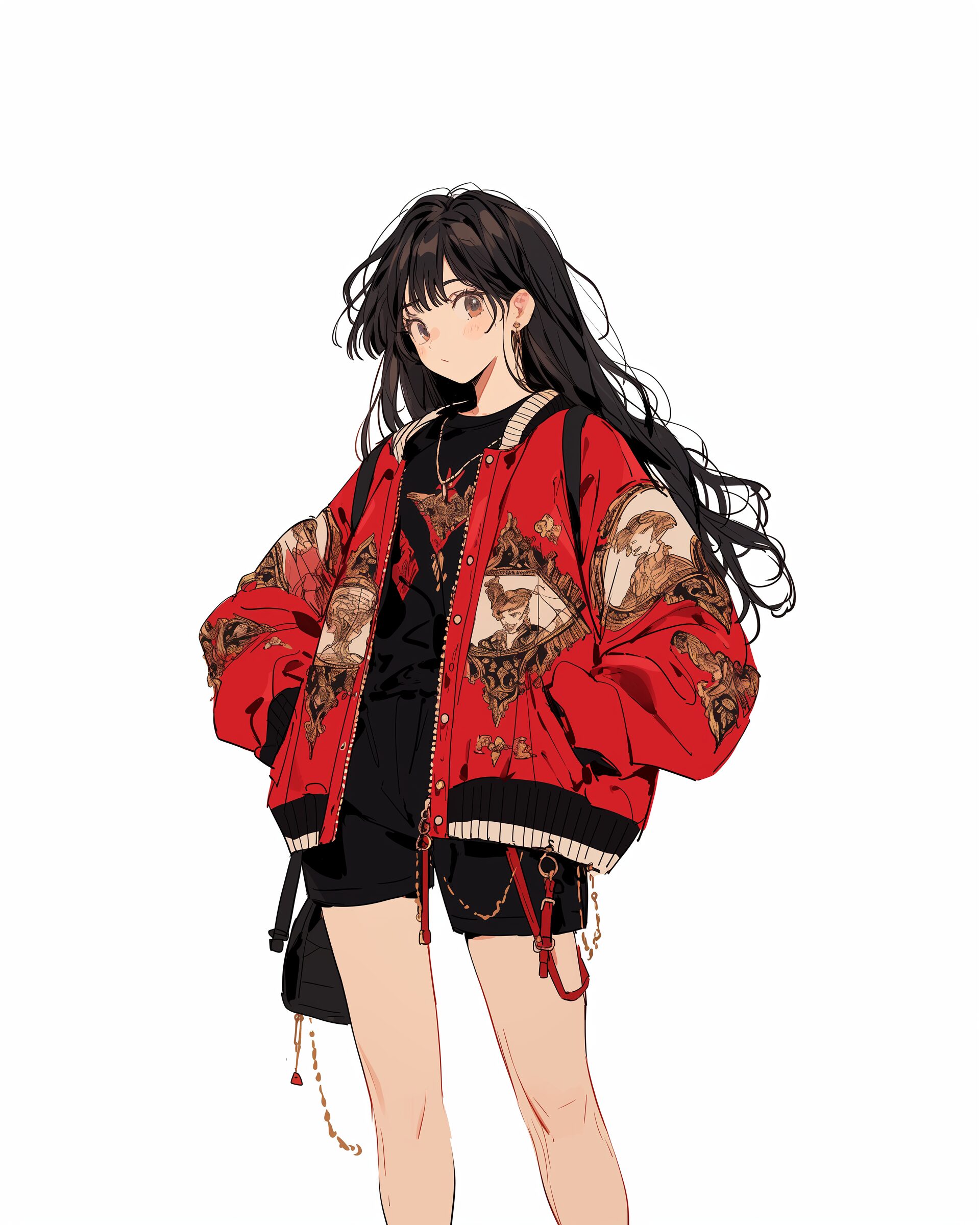 REDジャケット女子0