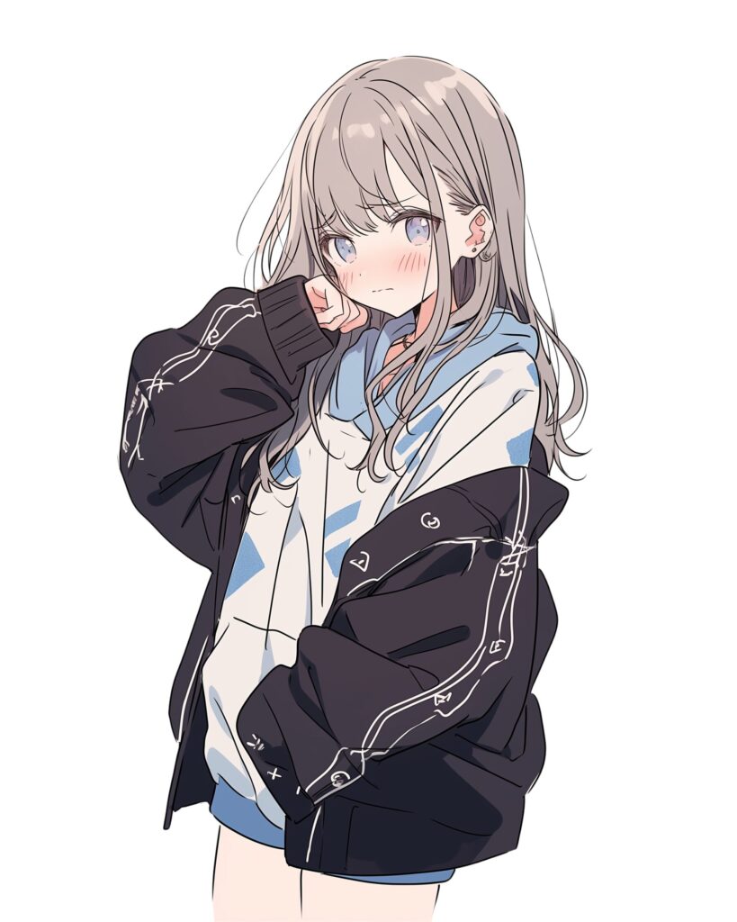 パーカー女子０