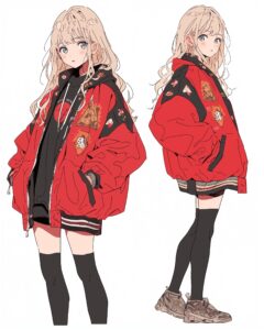 REDジャケット女子０