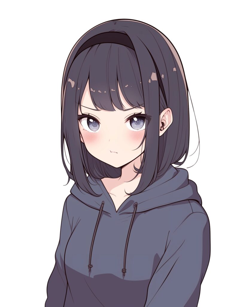 ヘアバンド女子０