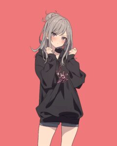 シルバーヘア女子０