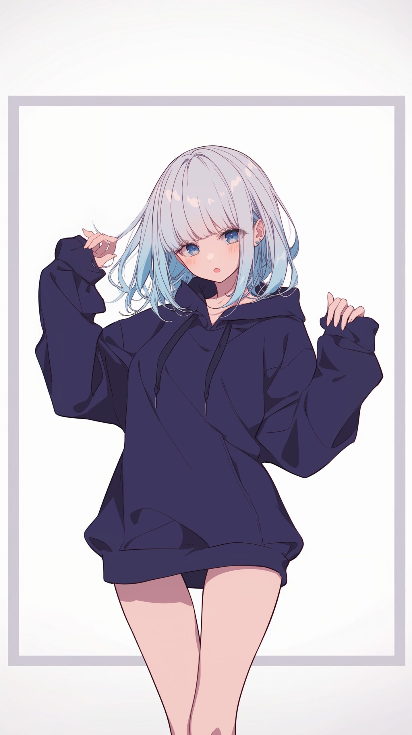 【壁紙】パーカー女子0