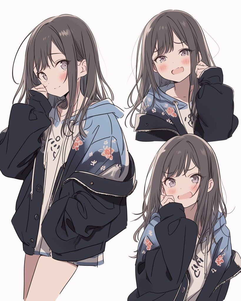 パーカー女子０