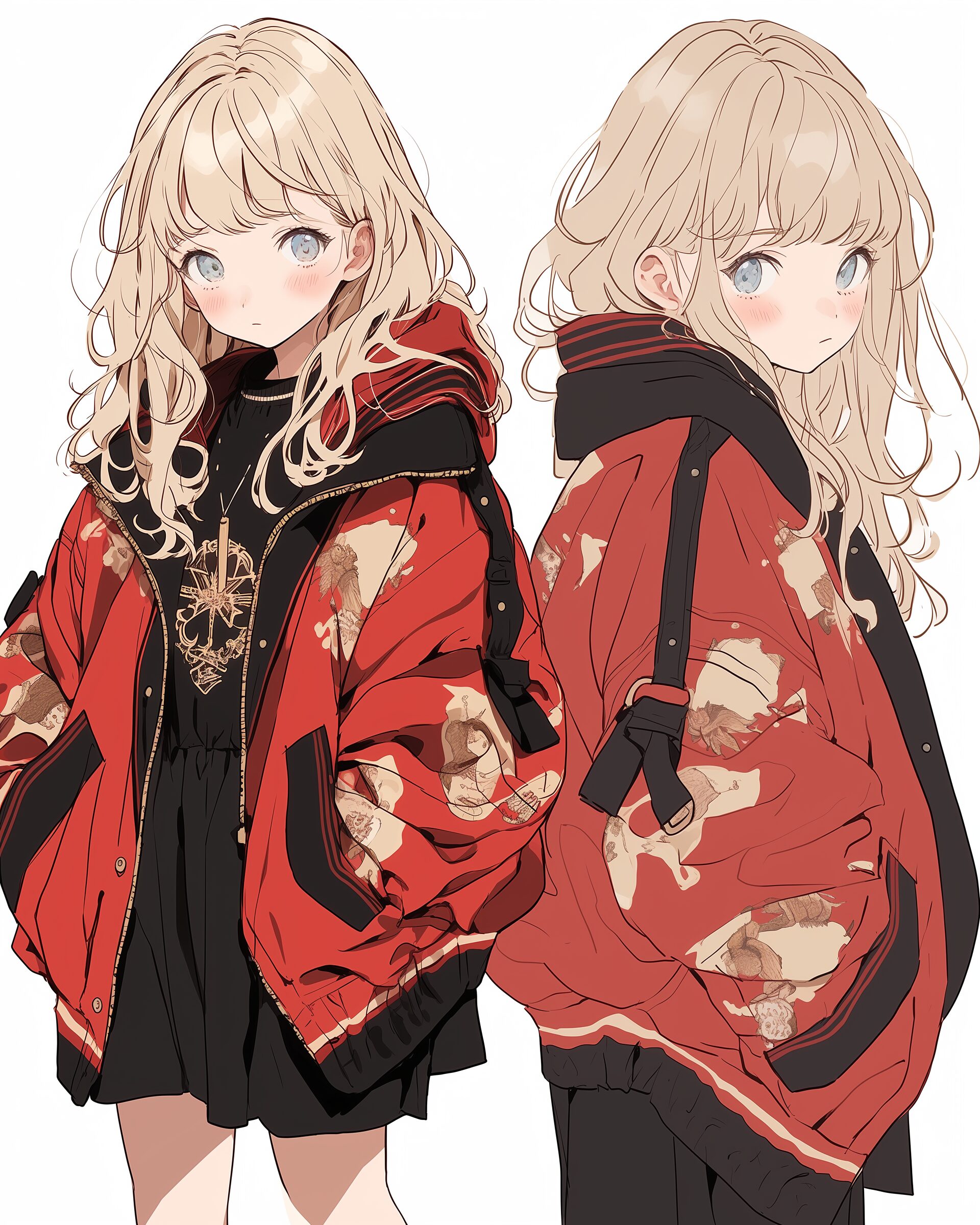 REDジャケット女子0