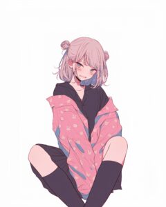 ピンクファッション女子０