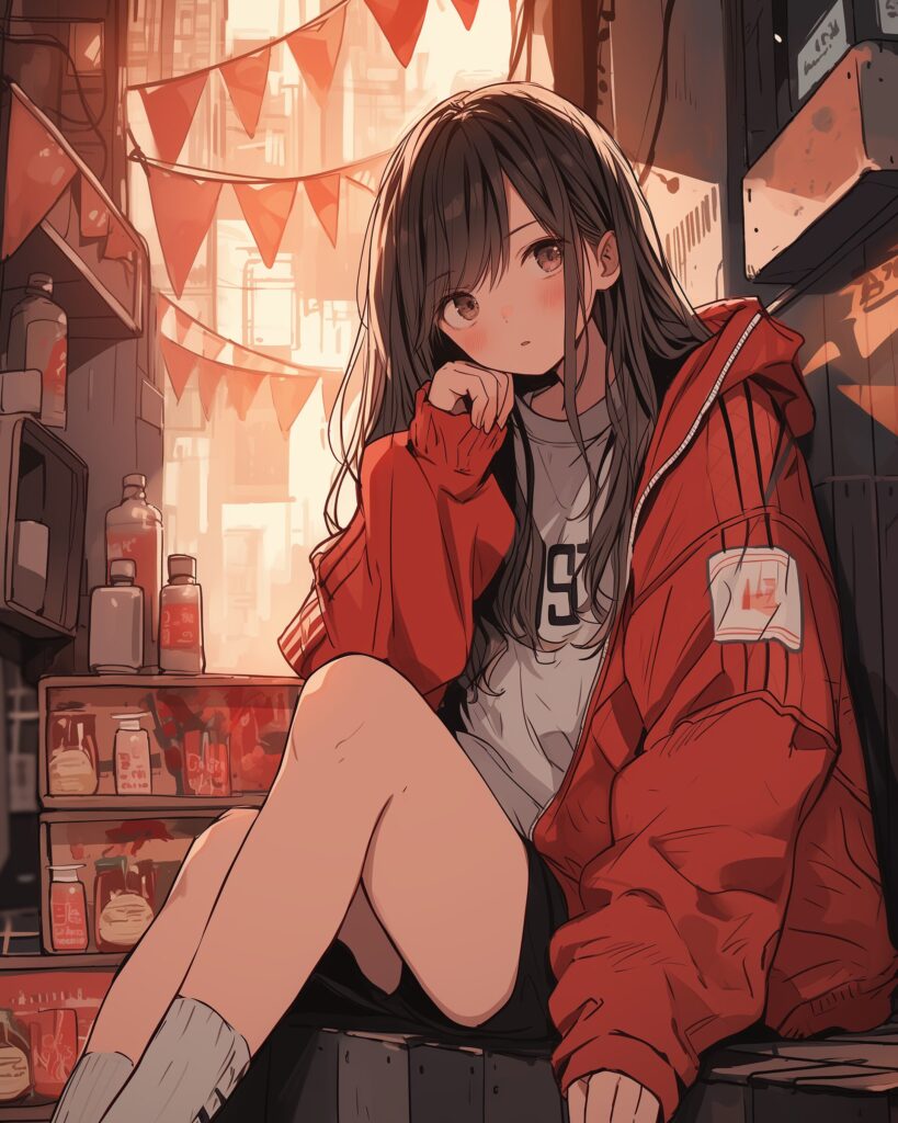 クリスマスの飾り付け女子０