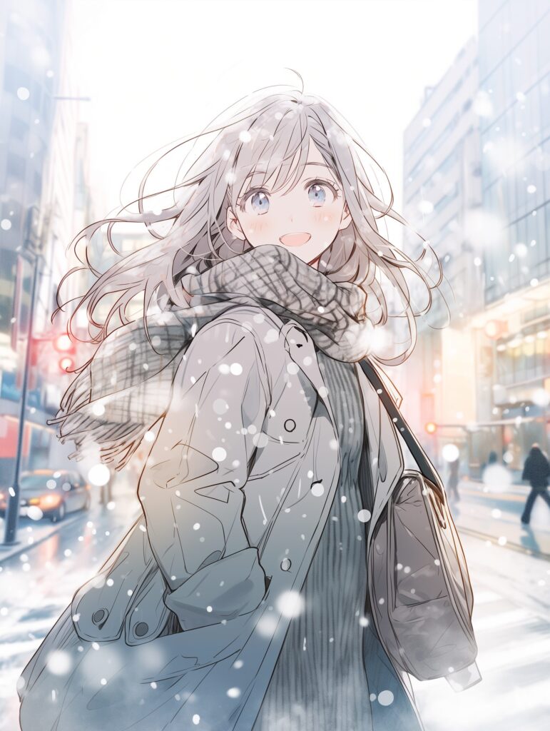 冬ファッション女子０