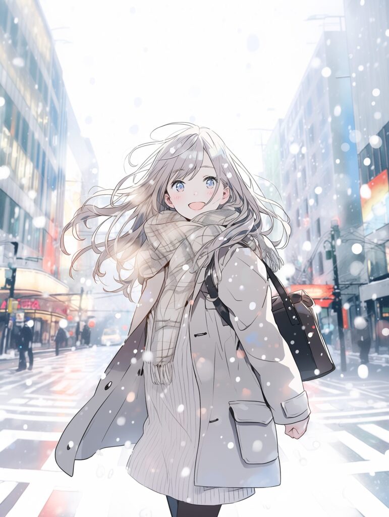 冬ファッション女子０