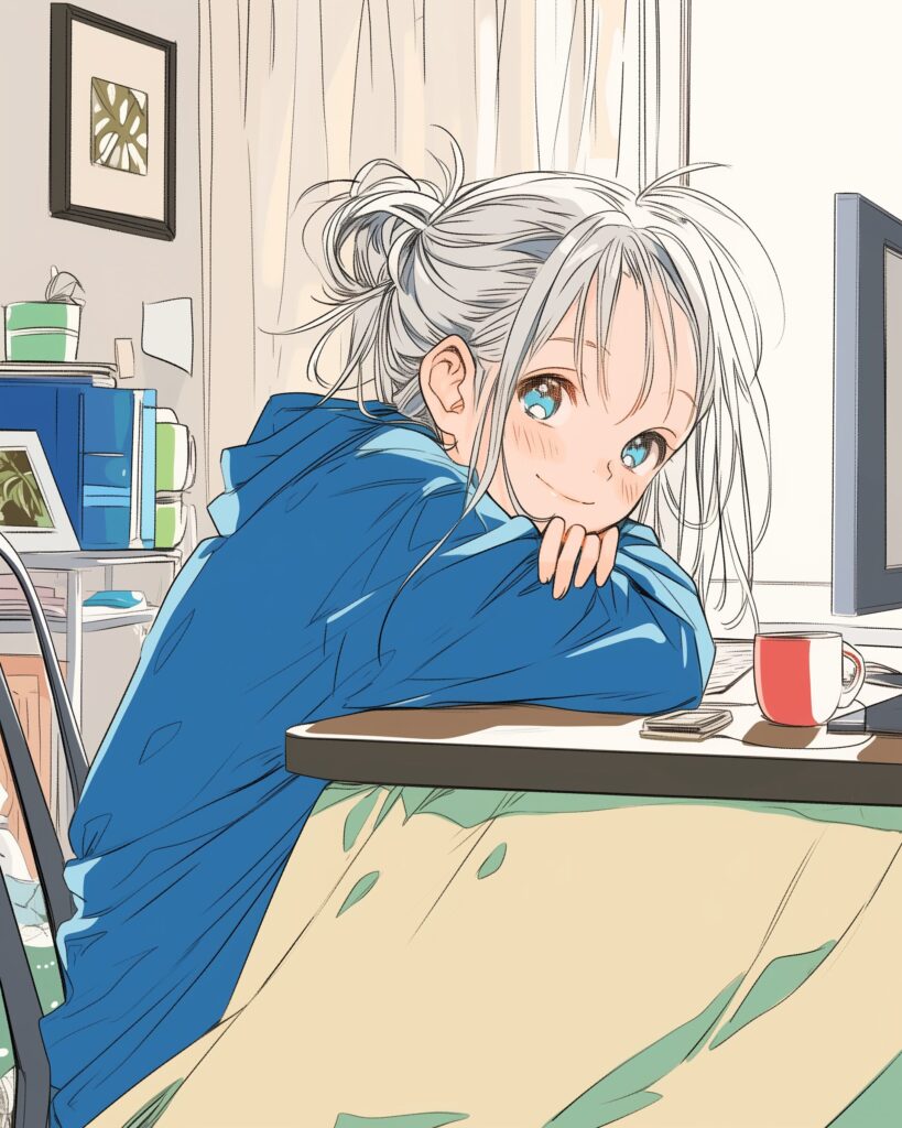 こたつ女子１