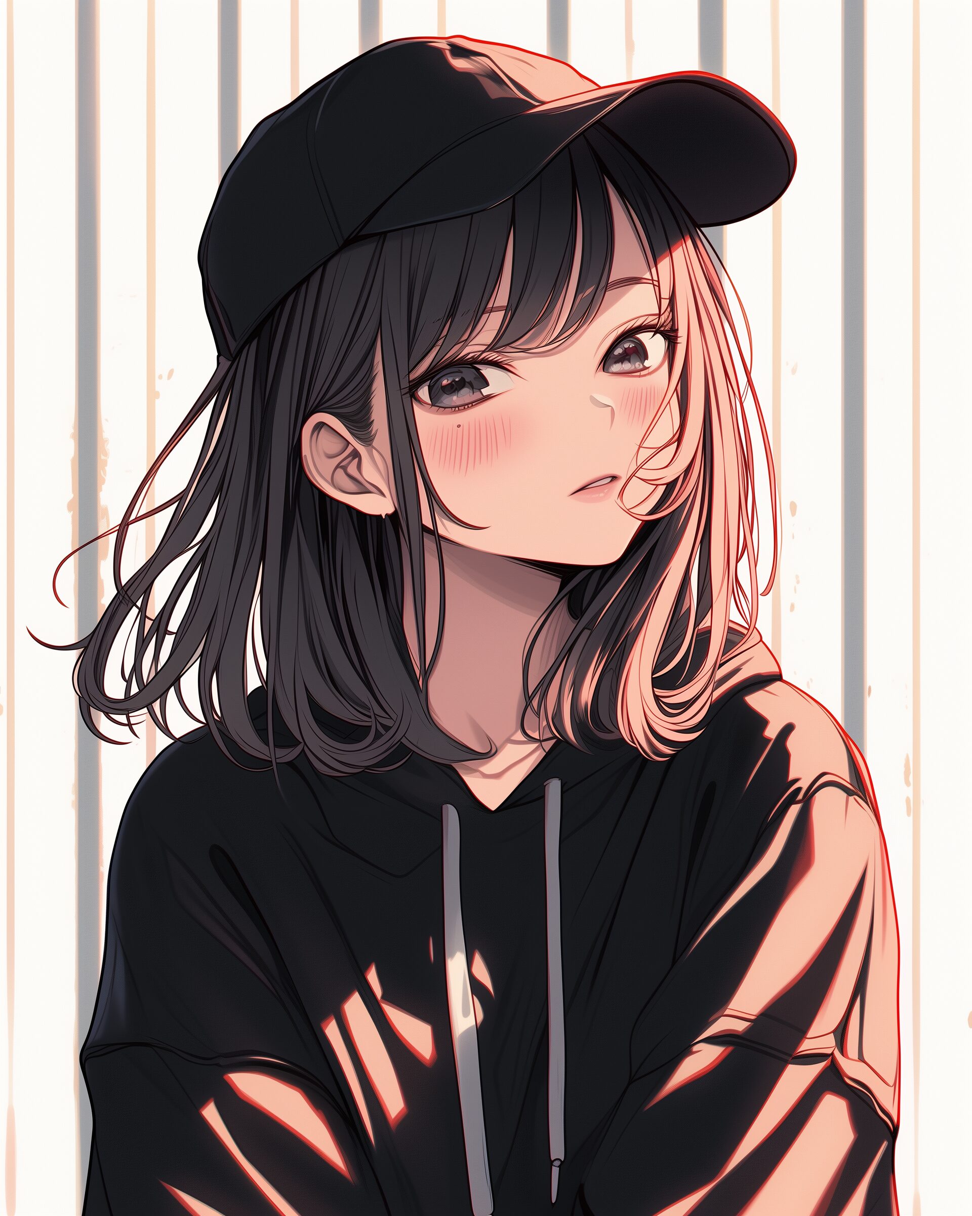 キャップ女子０