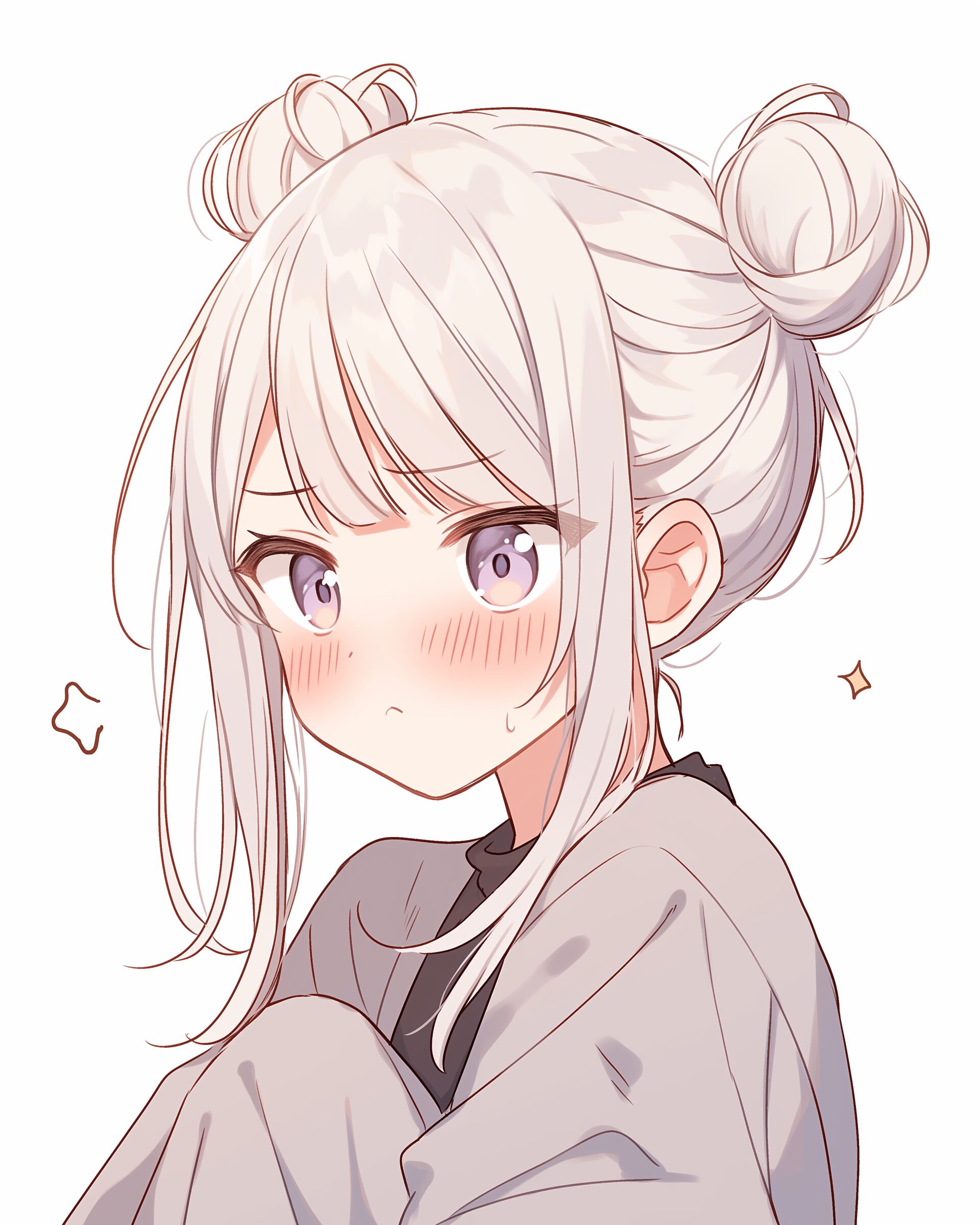 銀髪女子０