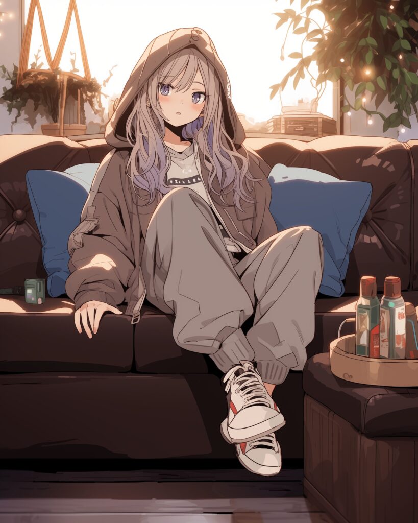 クリスマスの飾り付け女子０