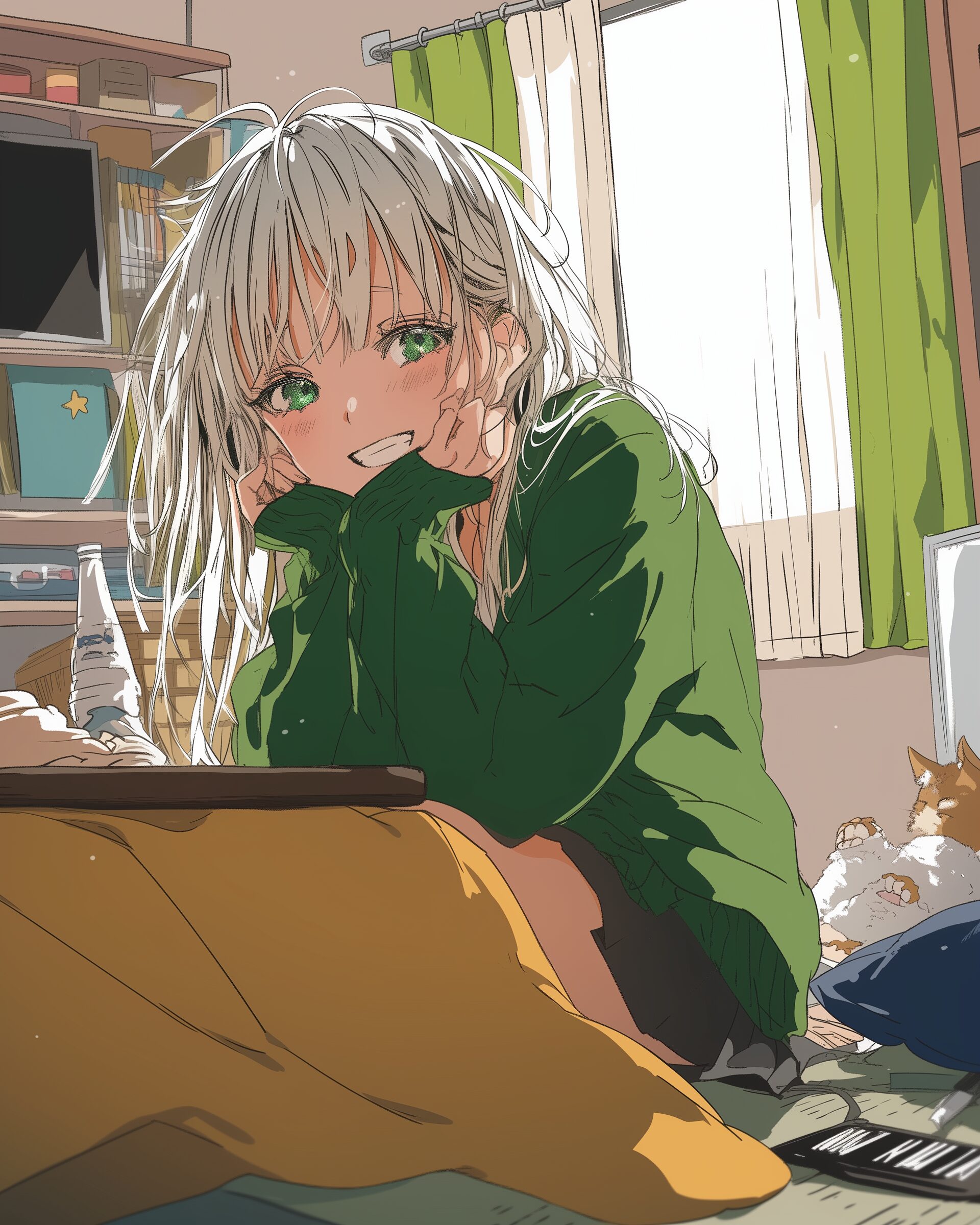こたつ女子０