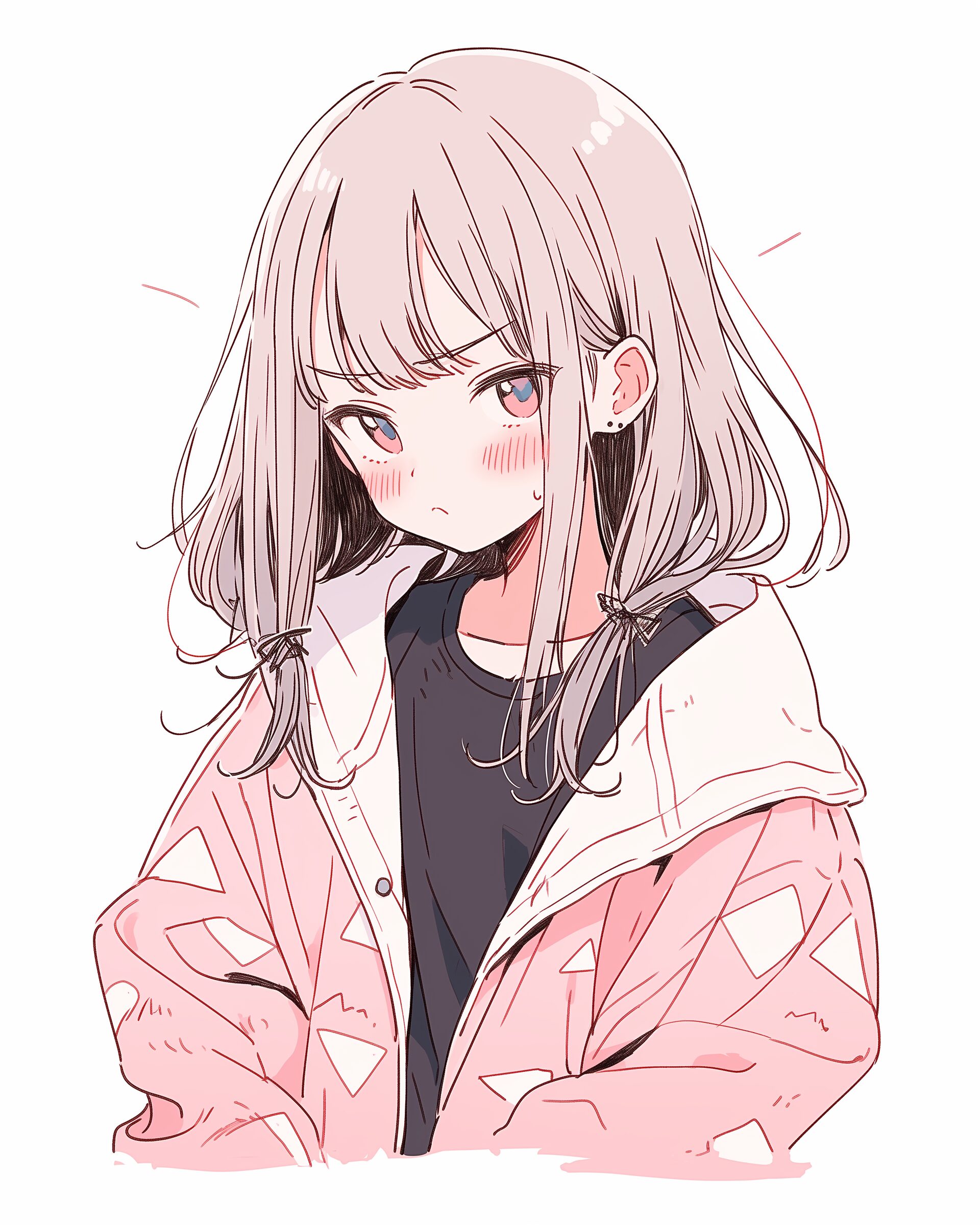 ピンクファッション女子0