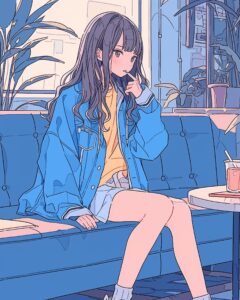 Blueファッション女子０