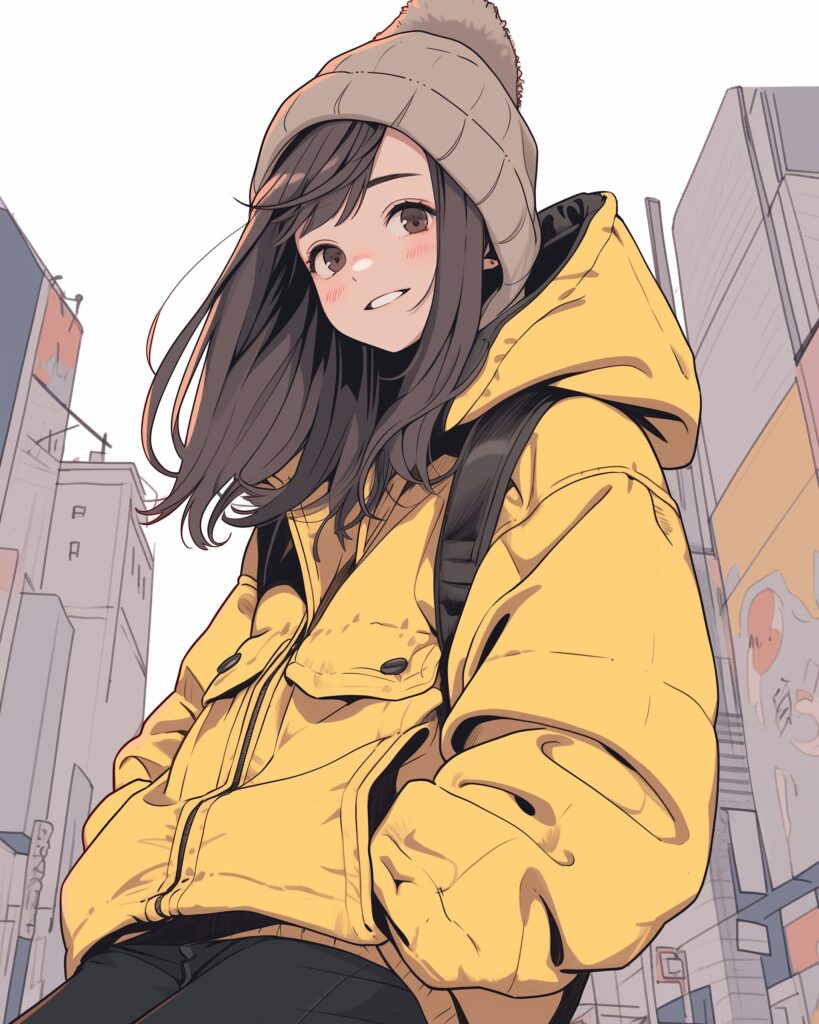 ダウンジャケット女子０