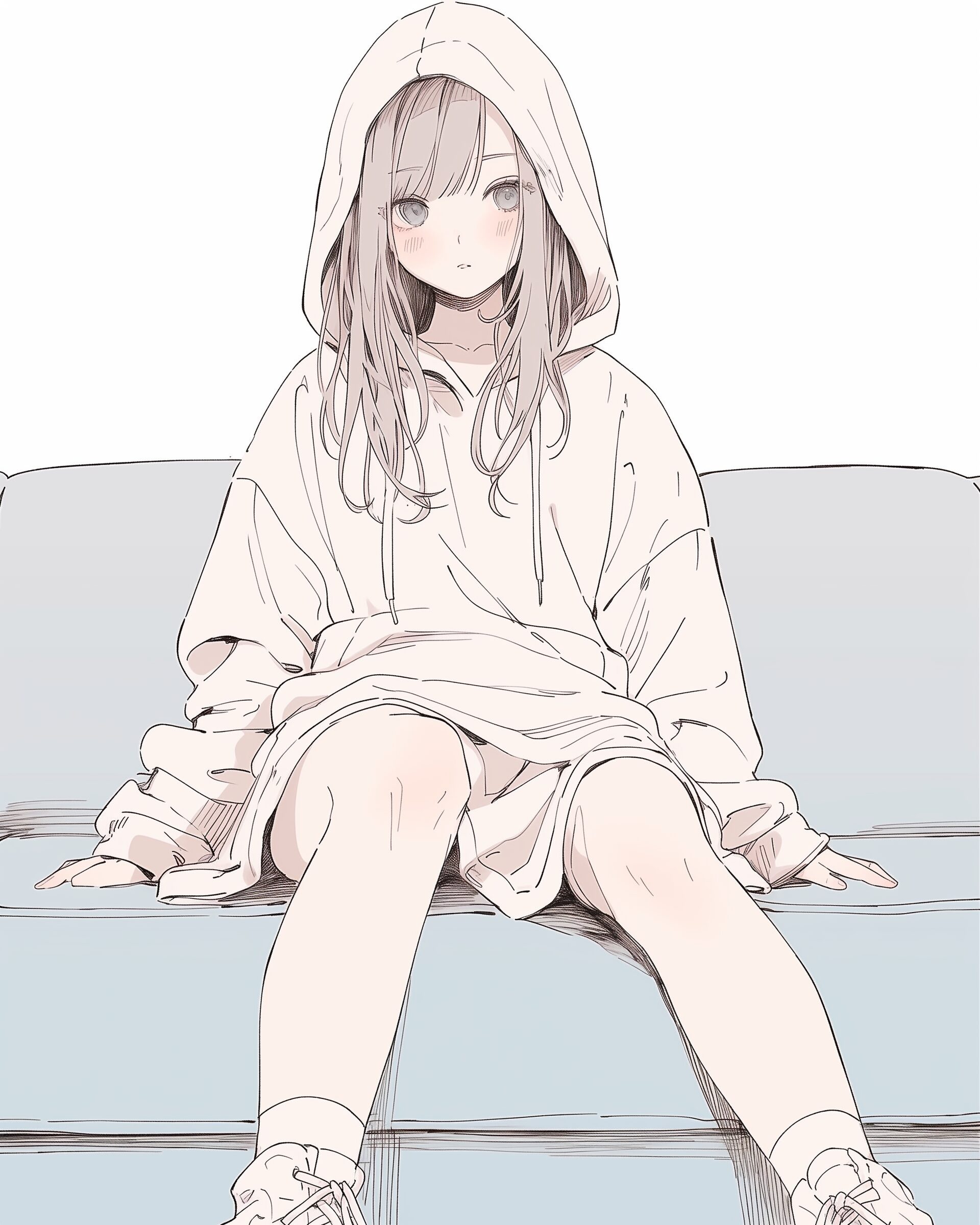 パーカー女子0