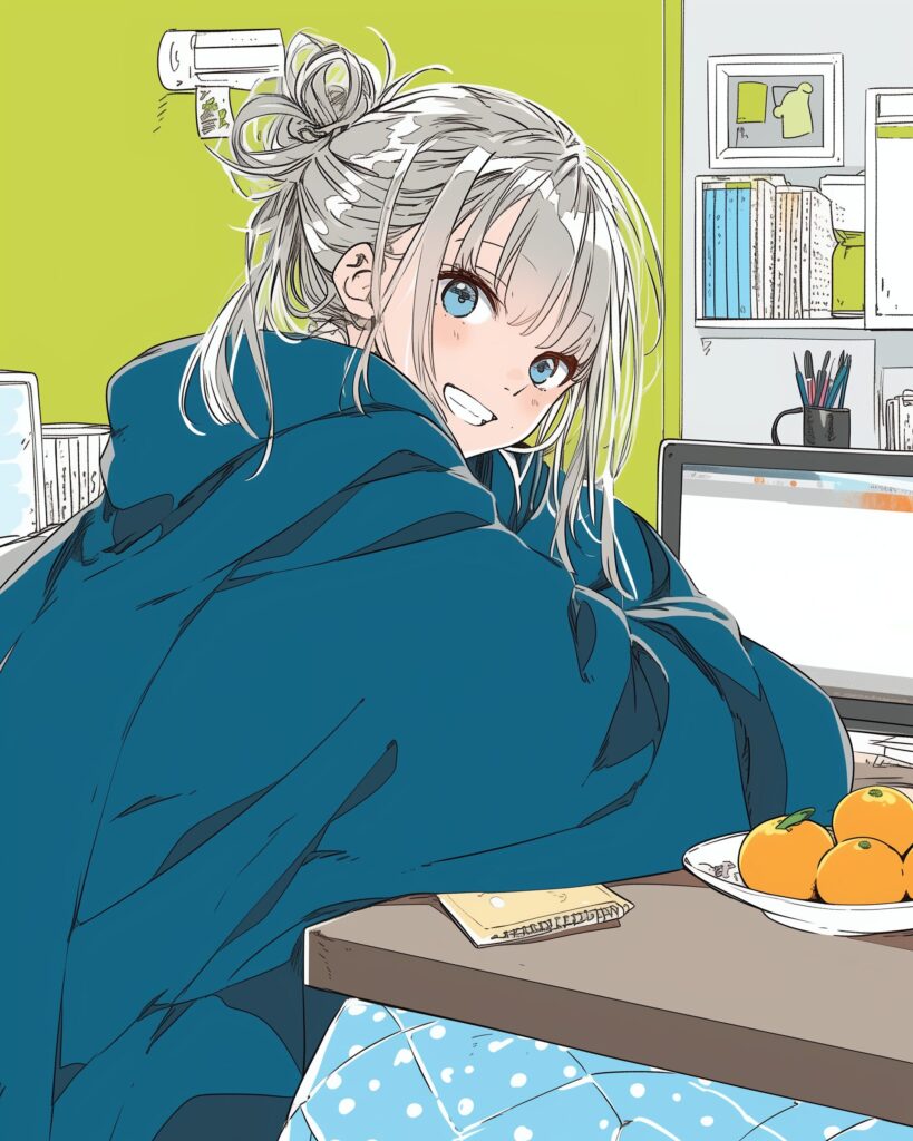 こたつ女子１