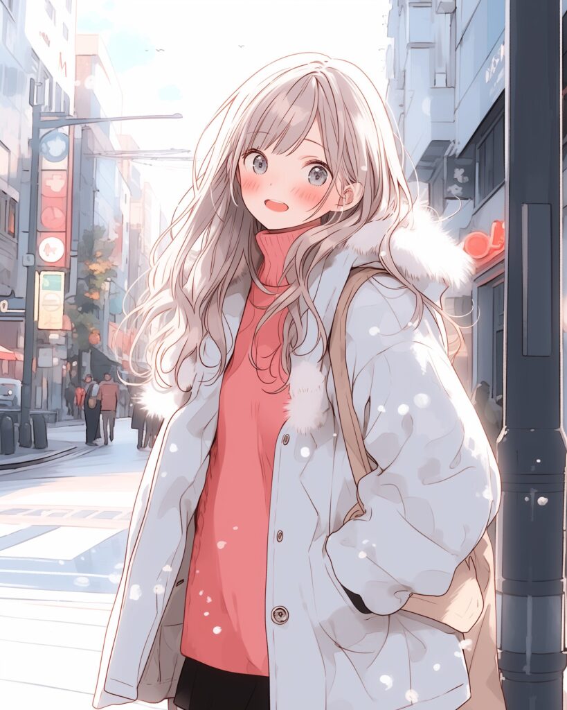 冬ファッション女子０