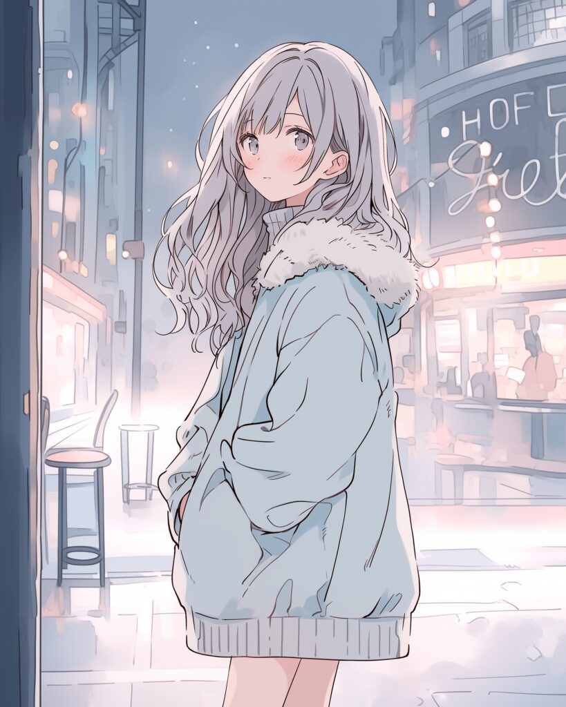 冬ファッション女子０