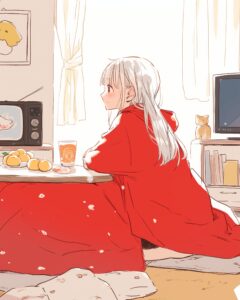 こたつ女子１
