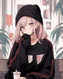 キャップ女子０