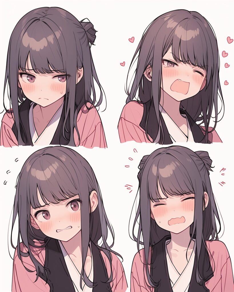 ピンクファッション女子０