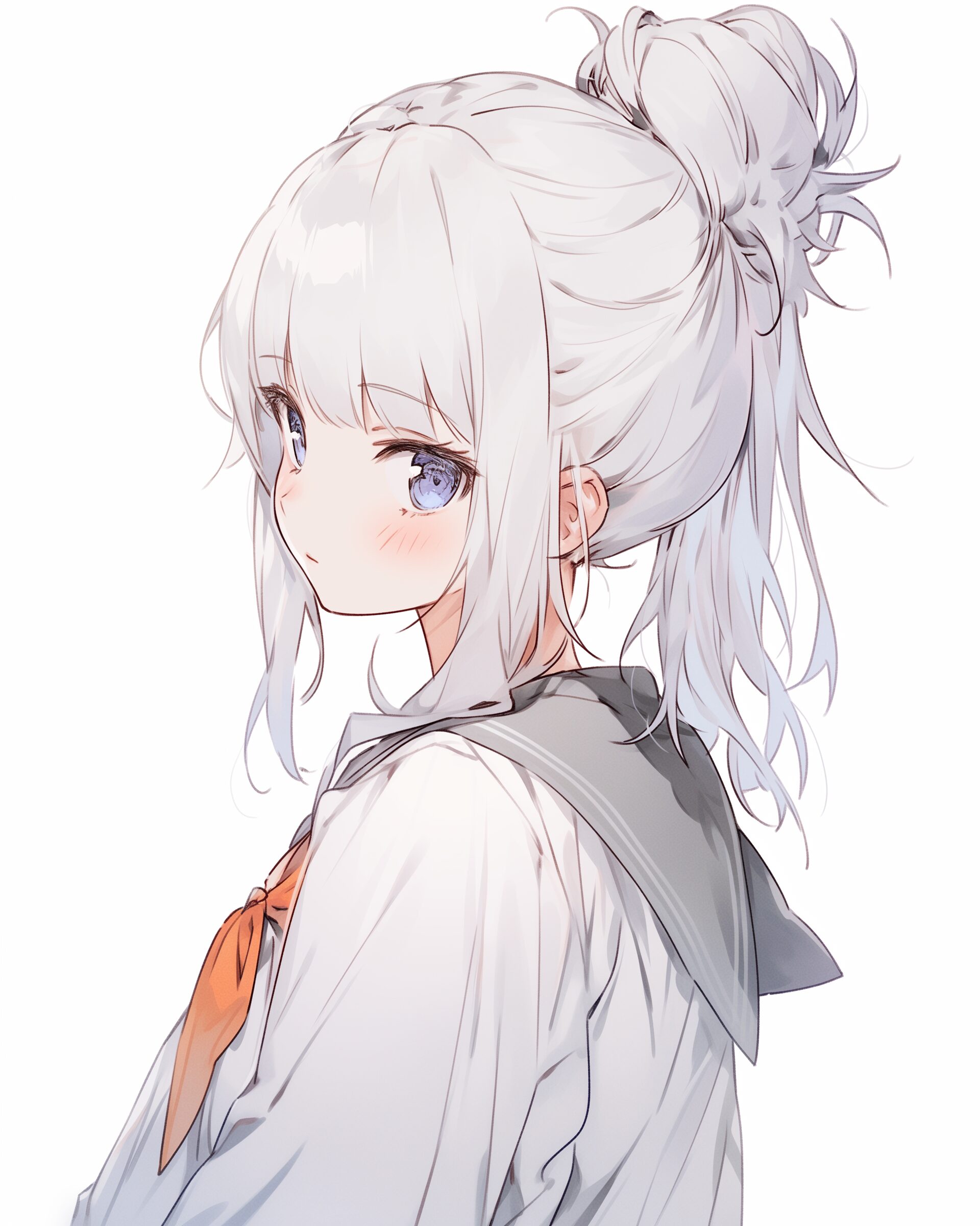 銀髪女子０
