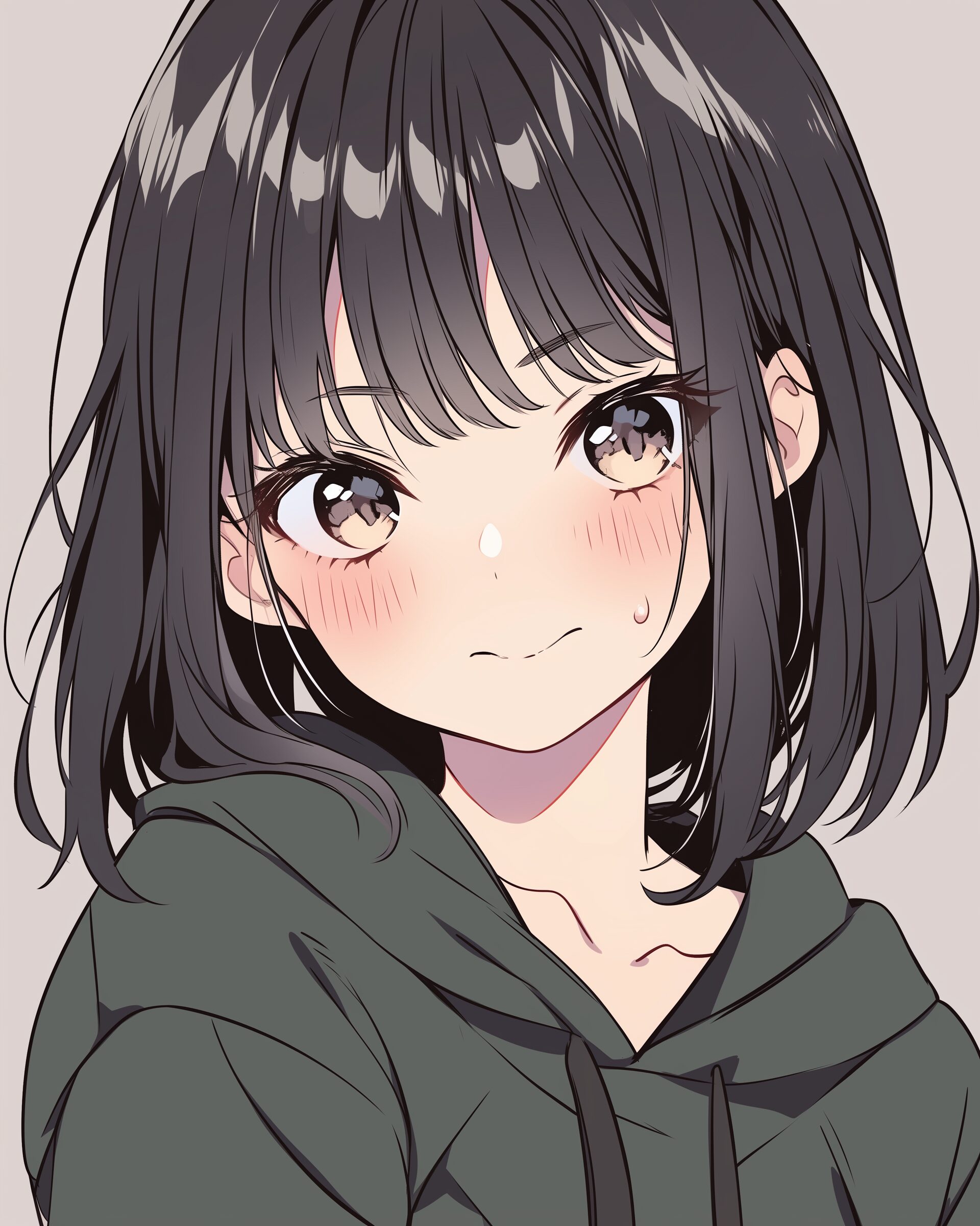黒髪女子１
