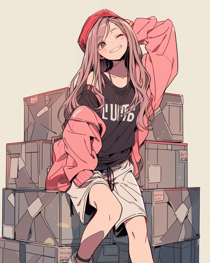 ストリートファッション女子０