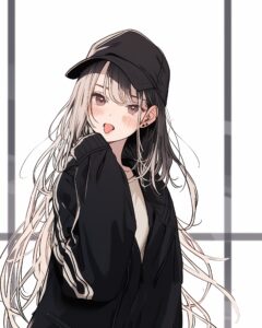 キャップ女子０