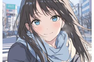 【横長】冬ファッション女子０