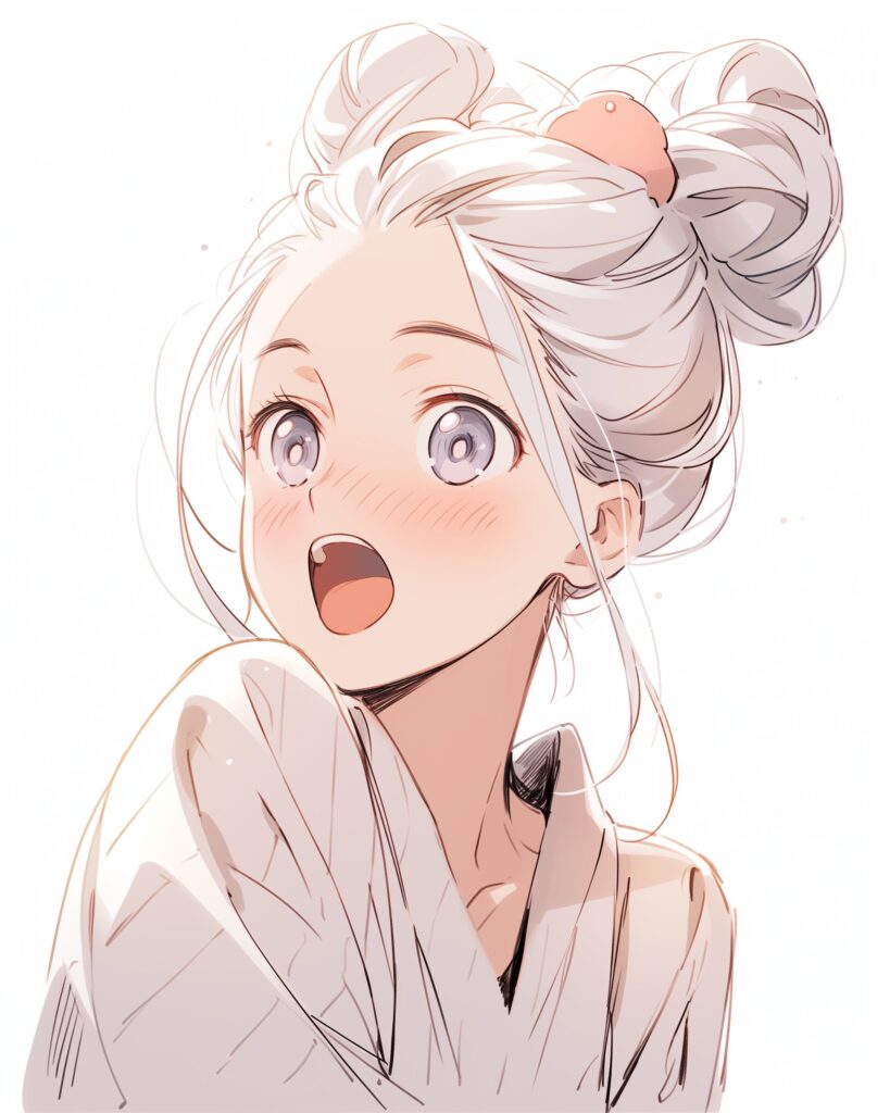 銀髪女子０