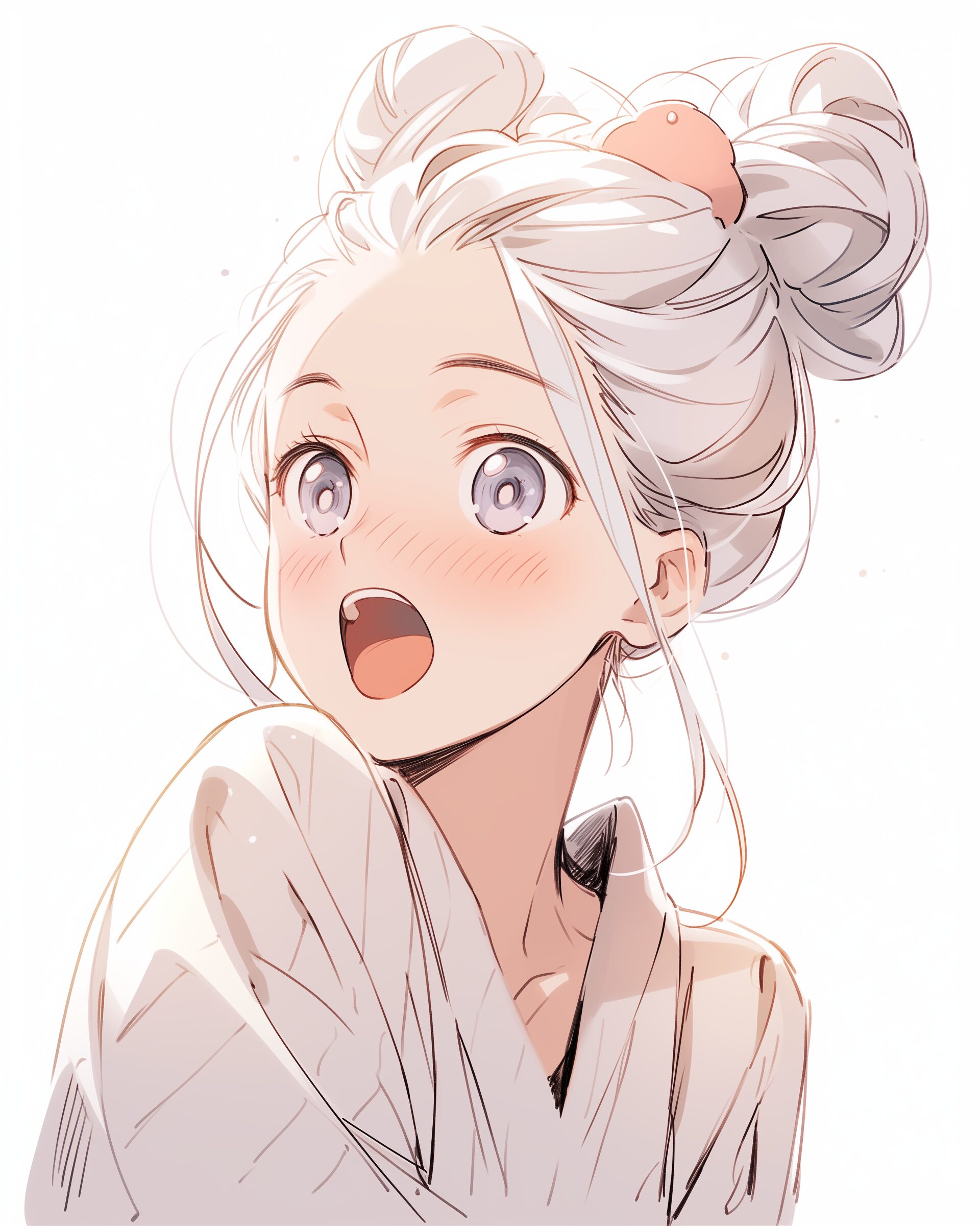 銀髪女子０