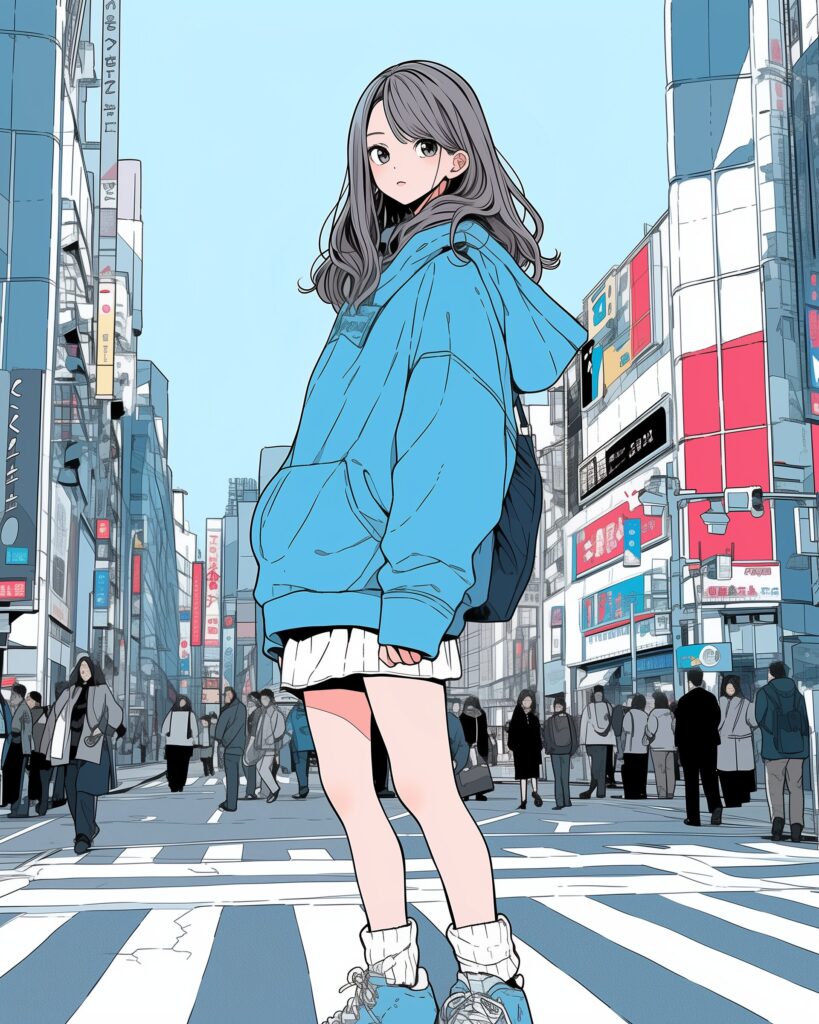 Blueファッション女子０