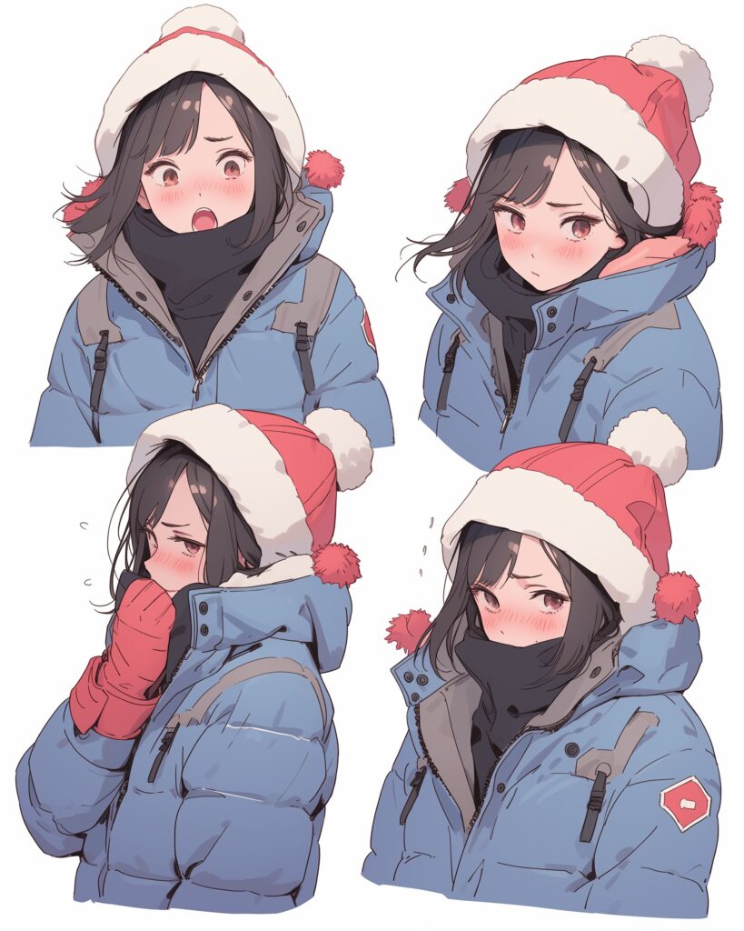 ダウンジャケット女子０