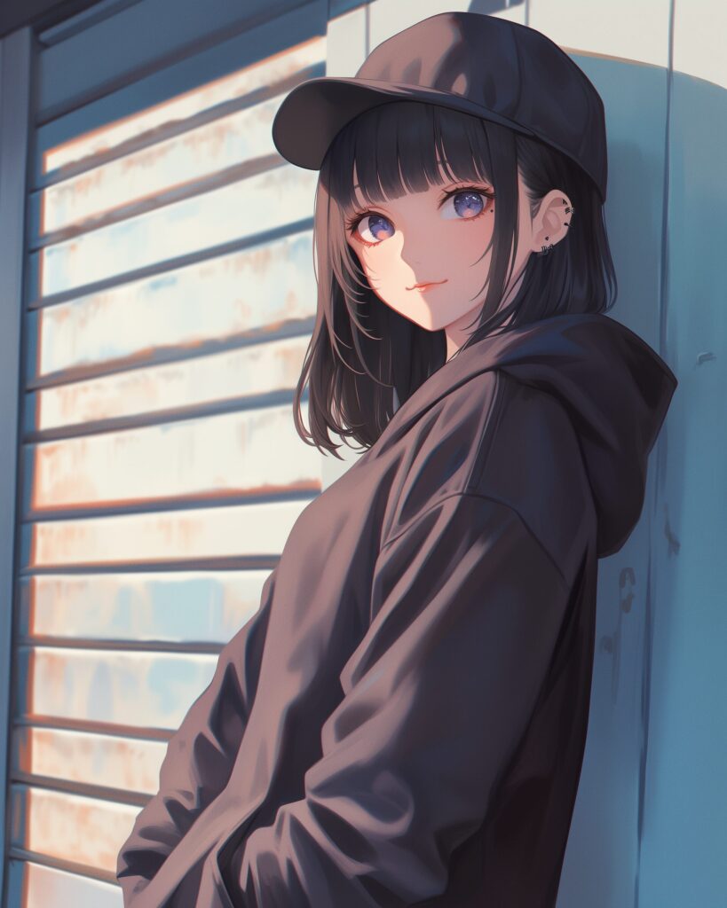 キャップ女子１
