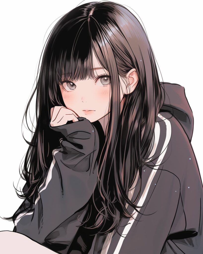 パーカー女子０