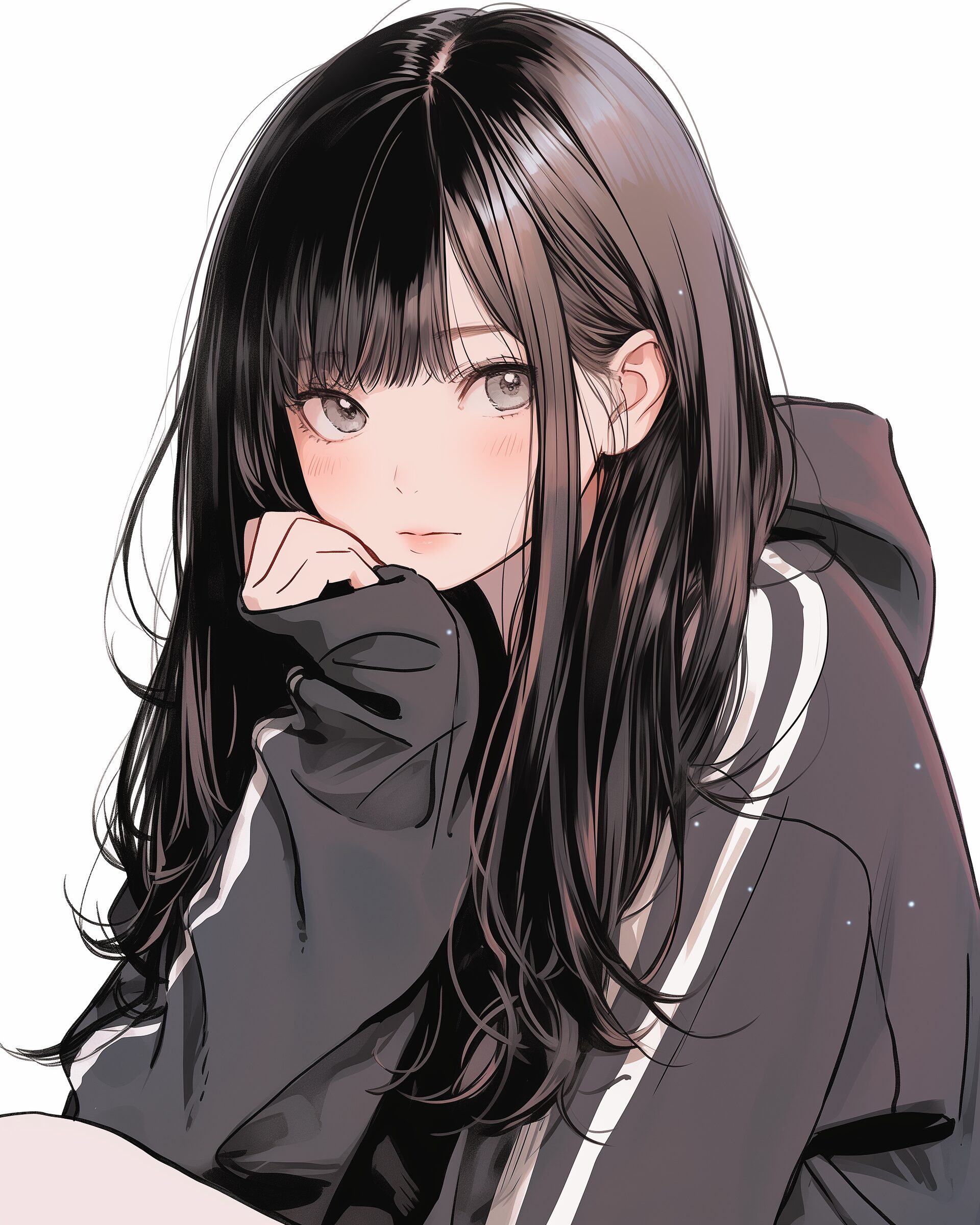 パーカー女子０