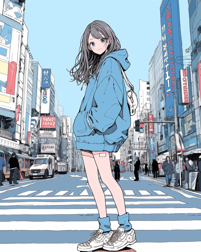 Blueファッション女子０