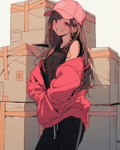 ストリートファッション女子０