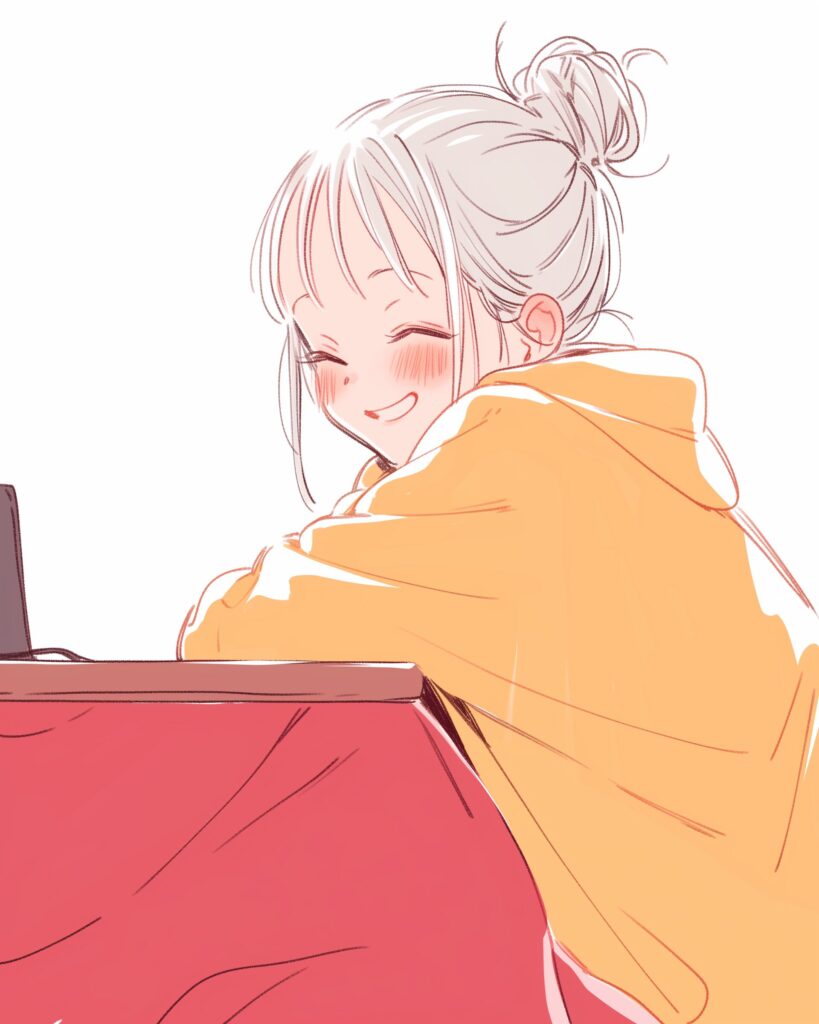 こたつ女子０
