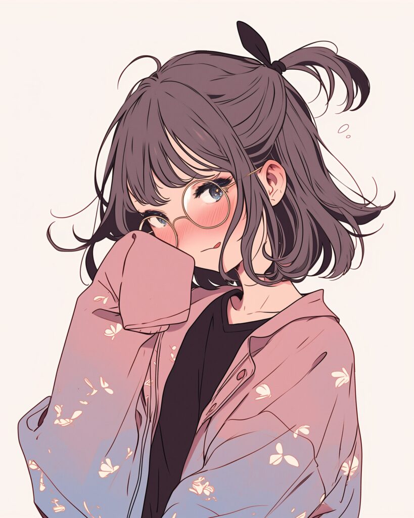 ピンクファッション女子０